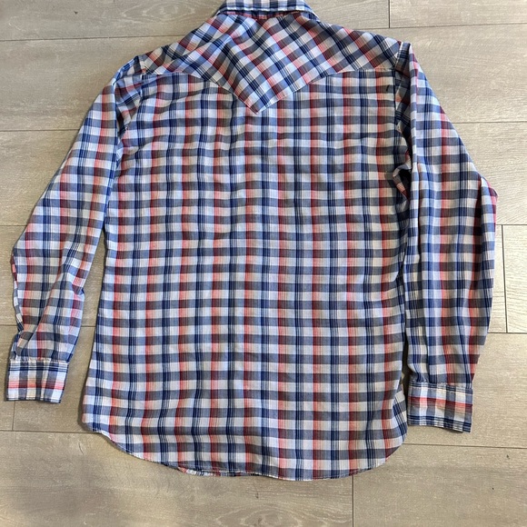 Vintage Levi’s Plaid Long Sleeve Button Up - Picture 4 of 7